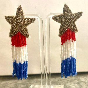 Patriotic Star Earrings